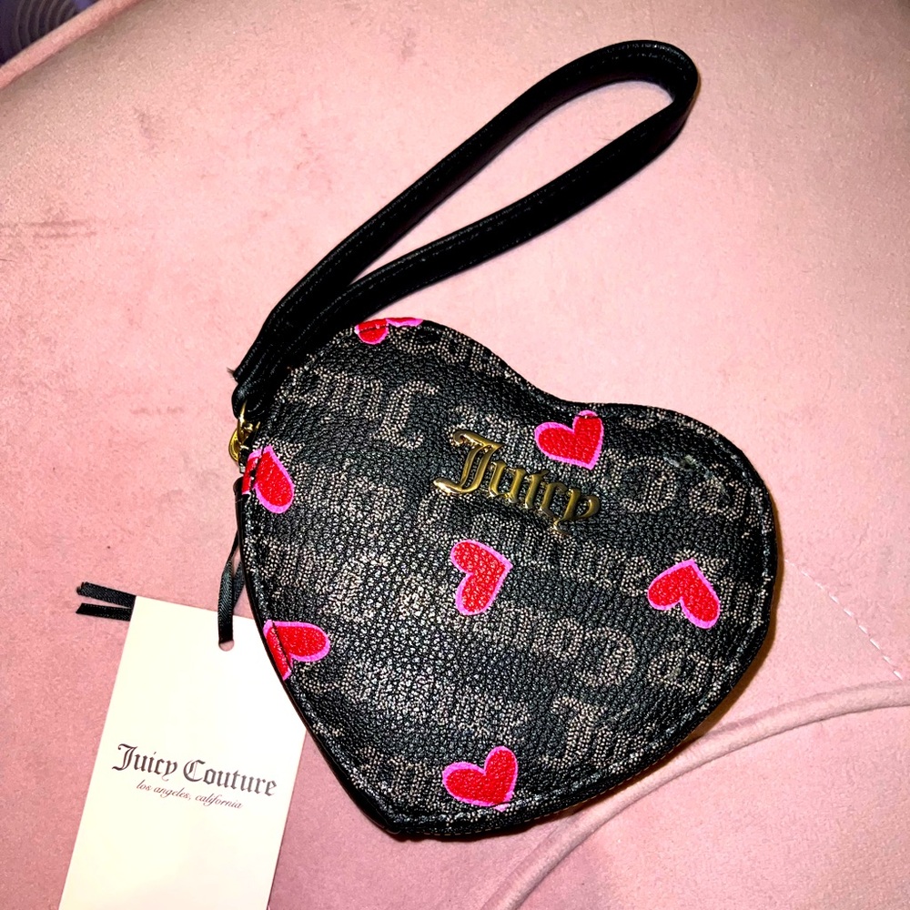 Juicy Couture Heart wristlet